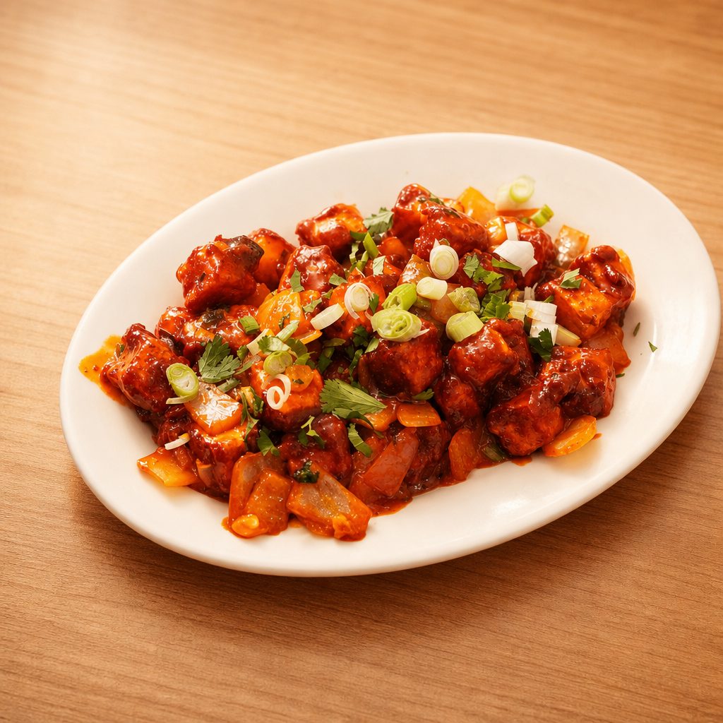 Chilli Paneer.