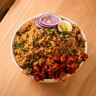 Dindigul Thalappakatti Chicken 65 Biryani