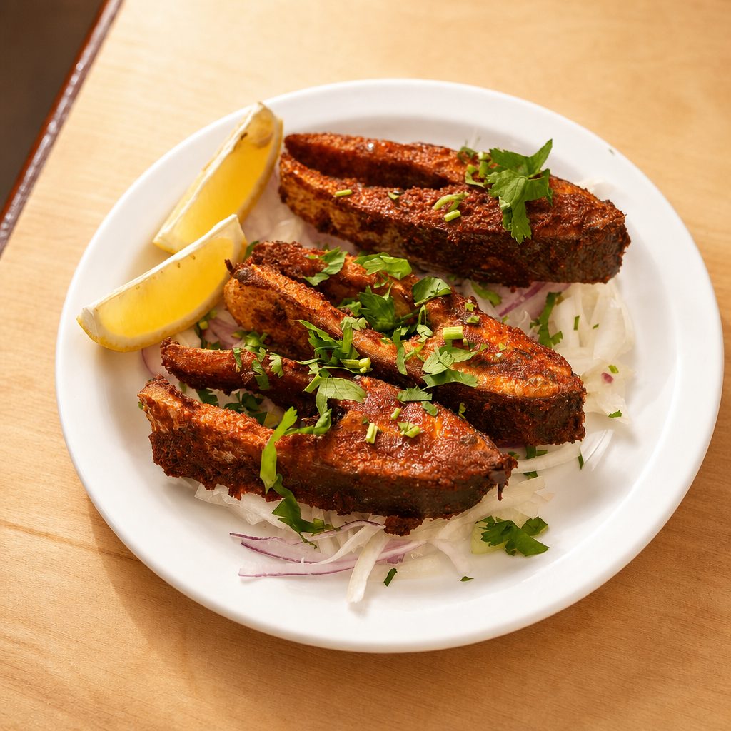 Pomfret Fish Fry (3 pieces).