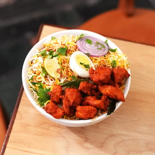 Hyderabadi Special Boneless Chicken 65 Biryani