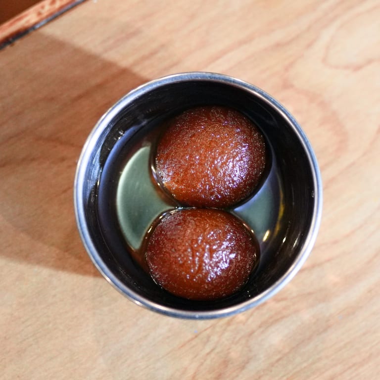 Indulge in our gulab jamun